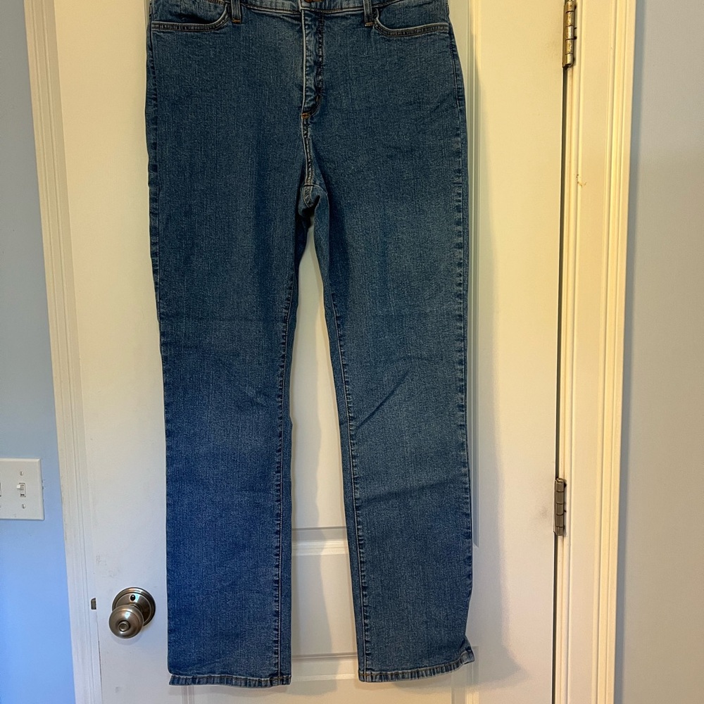 NYDJ Straight Leg Blue Jeans